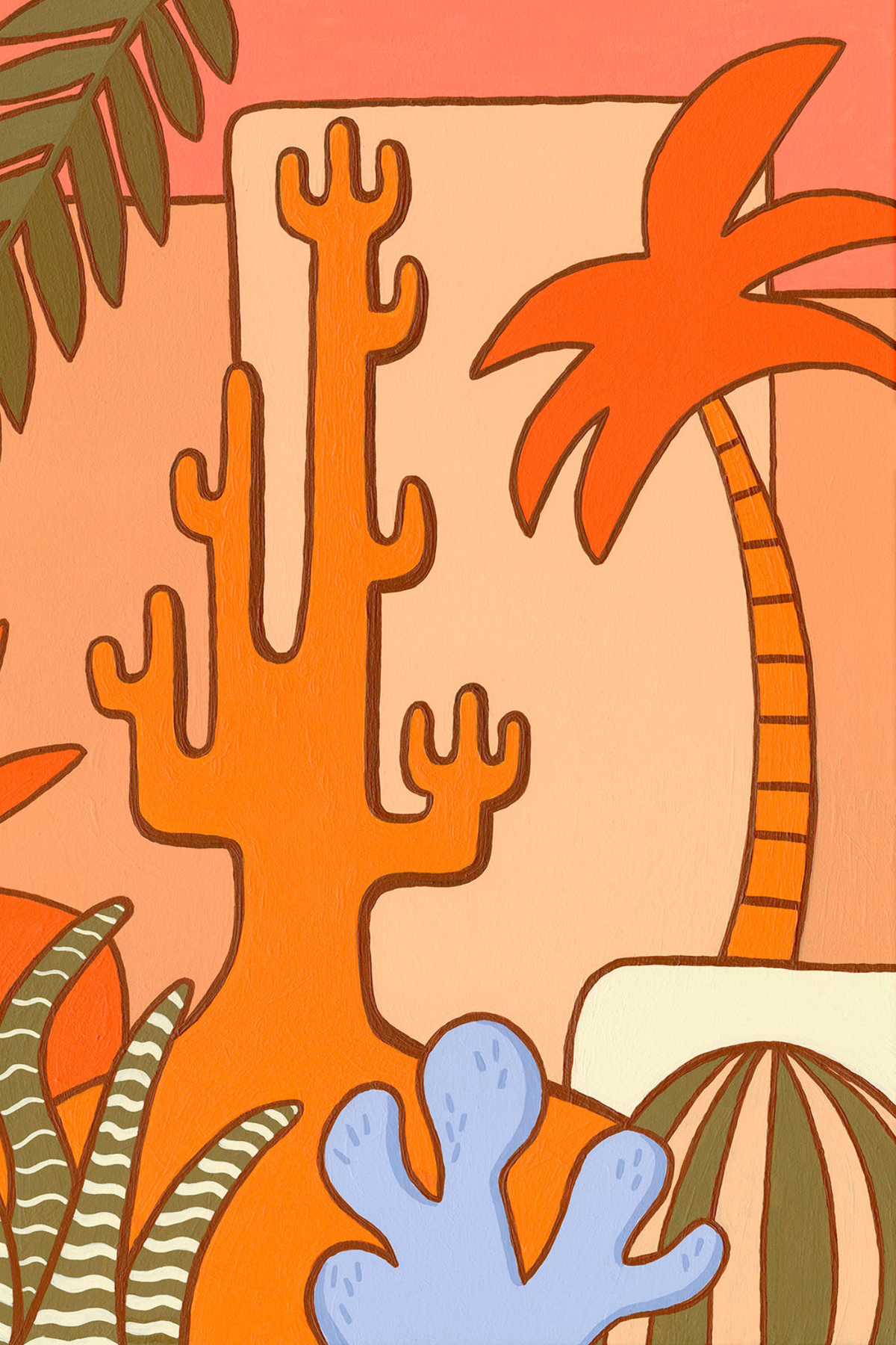Palm Springs Garden | Limited Edition Print